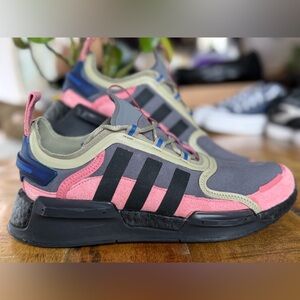 adidas NMD V3 Low Grey Wonder Red W GX6936 Women’s Sz 10 uk 8.5 EUC